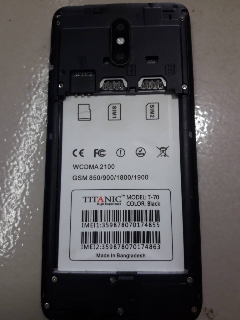 Titanic T70 Flash File/ 100 % Tested Firmware SP7731GEA_HDR_sp7731g_1h10_6.0_J106G_TITANIC_T-70_B1_V001-20191016_T-70